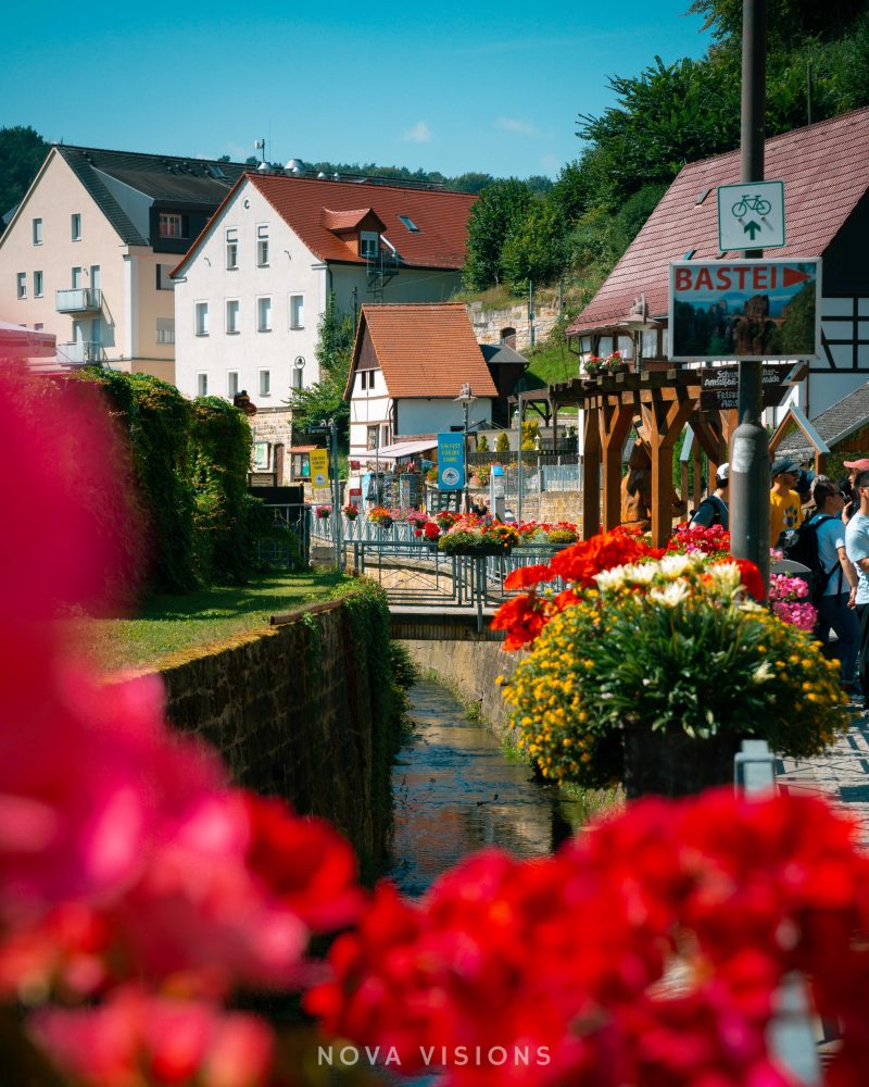 Auf dem Weg zur Bastei
