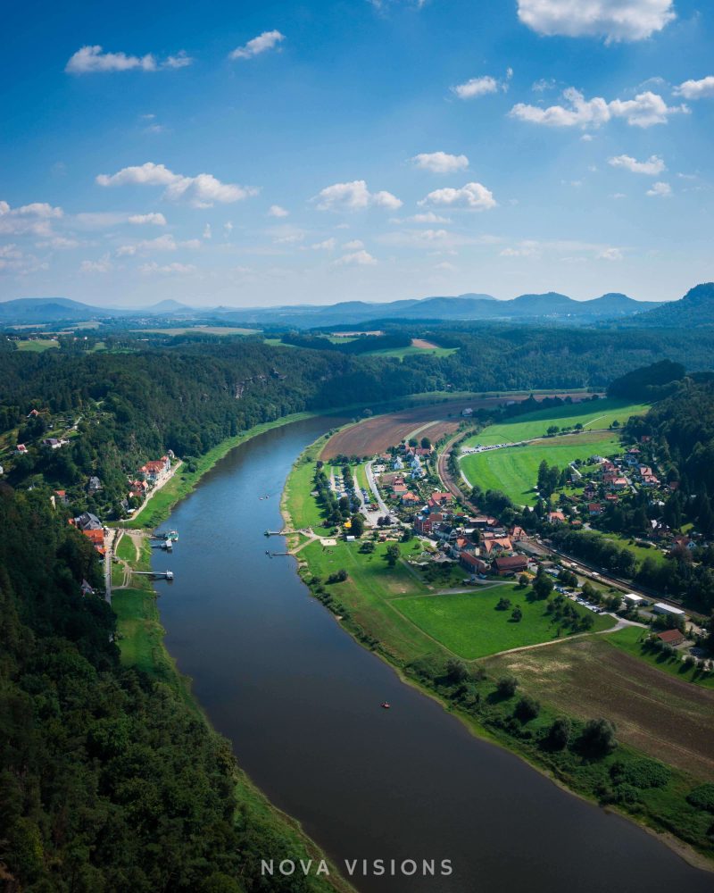 Blick von der Basteiaussicht