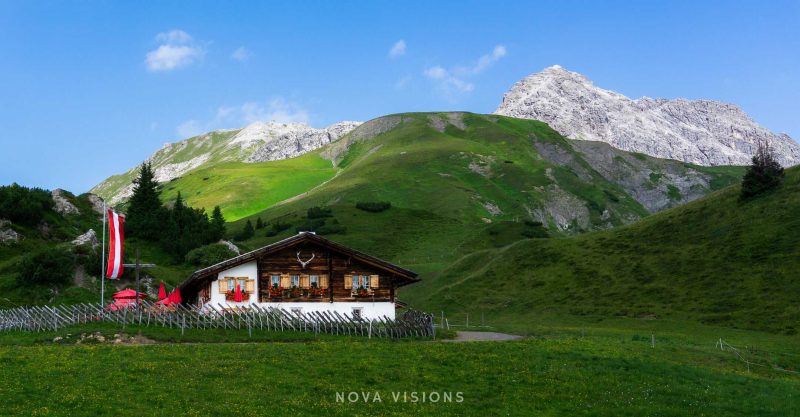 Eine Alm in Oberlech