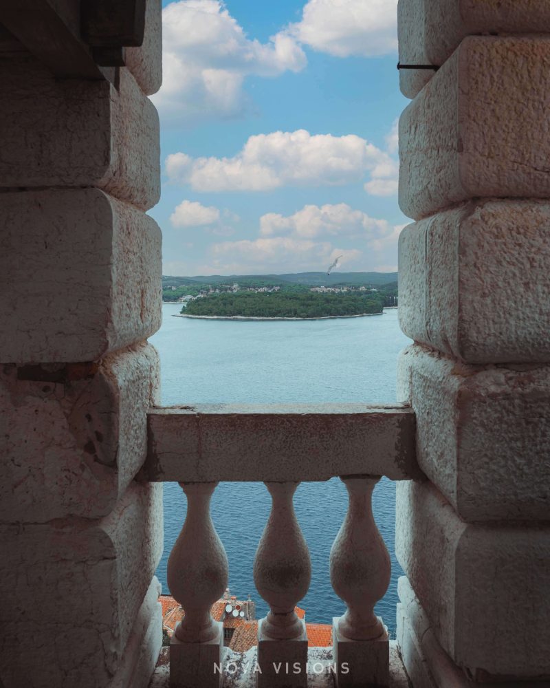 Oben auf dem Kirchturm