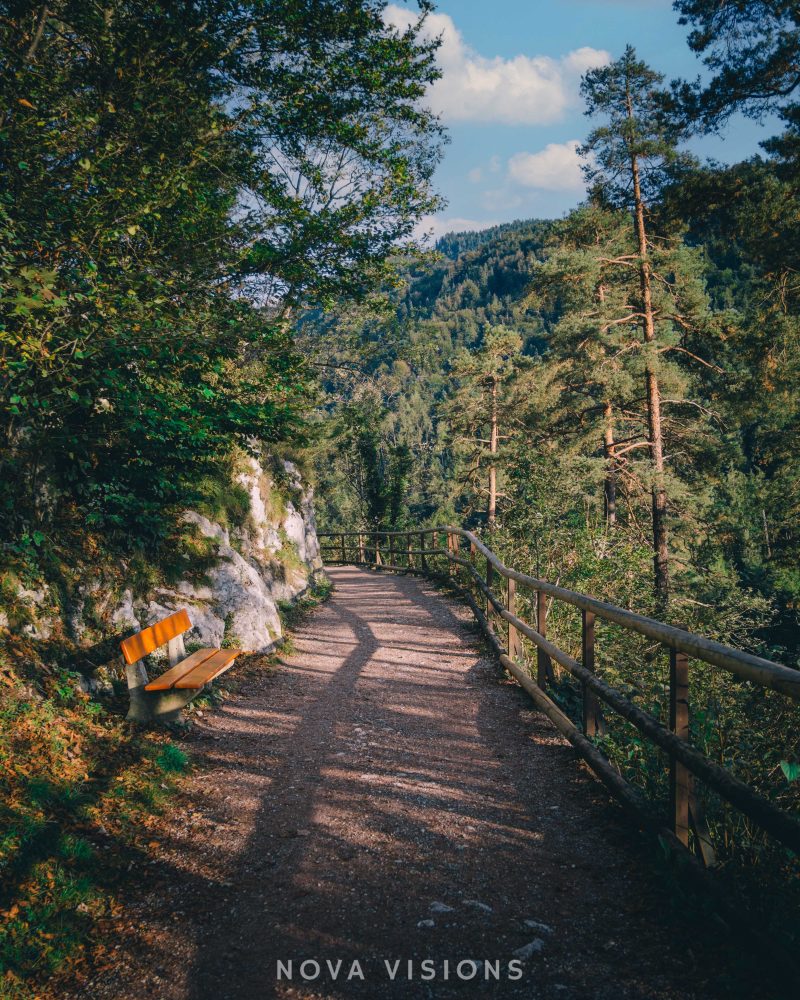 Wanderweg im Kaisertal in Österreich
