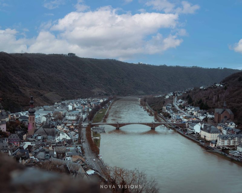Aussicht auf Cochem von der Reichsburg aus