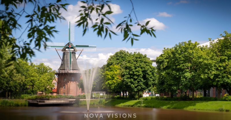 Meyers Mühle vom Stadtpark aus