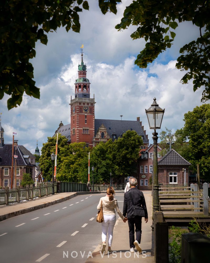 Spaziergang über die Brücke