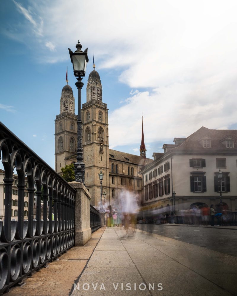 Auf der Münsterbrücke
