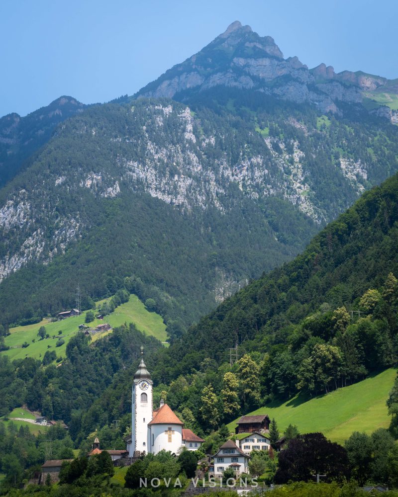 Blick auf die Kirche