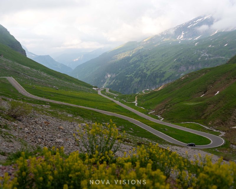 Gotthardpass Serpentinen