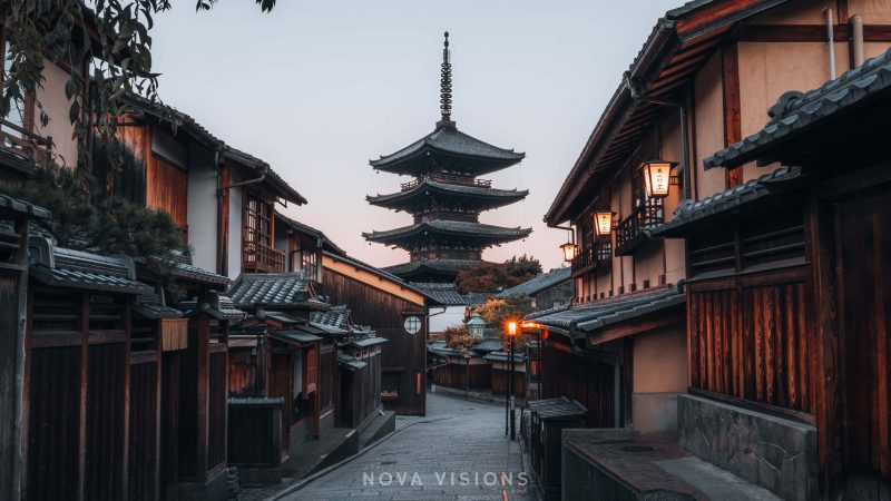 Das ikonische Fotomotiv mit der Yasaka Pagode