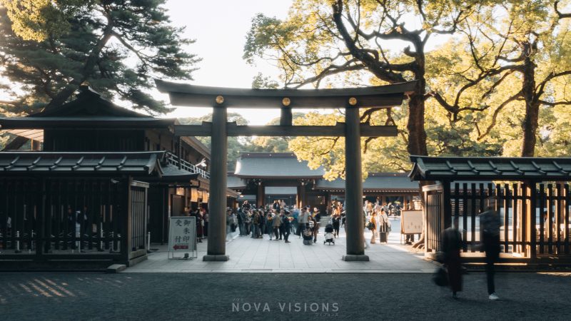 Eingang zum ehrwürdigen Shinto-Schrein