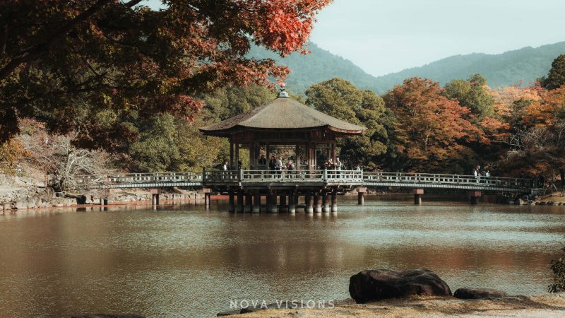 Malerischer Pavillon