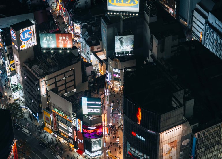 Shibuya Crossing von oben