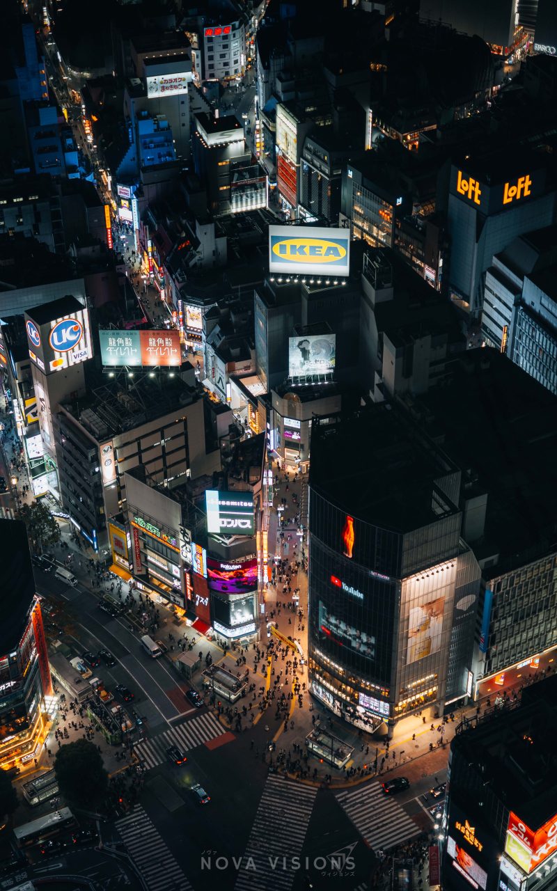 Shibuya Crossing von oben