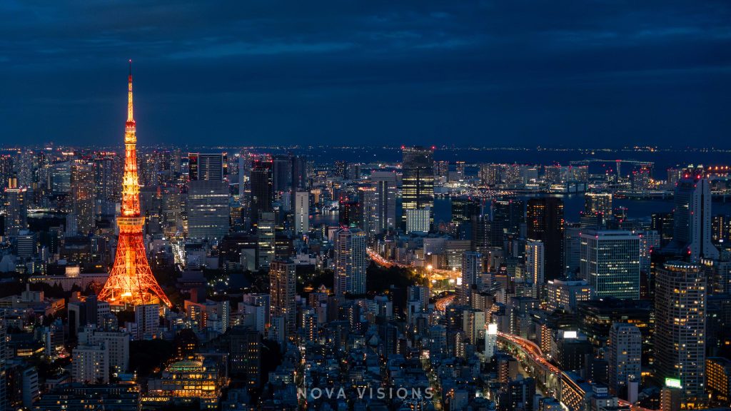 Tokyo Tower bei Nacht