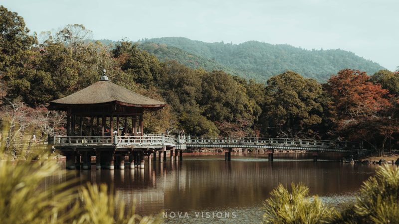 Ukimido Pavillon im Nara-Park