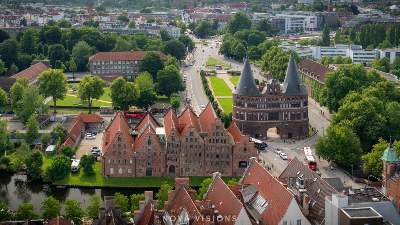Lübeck vom Turm der St. Petri Kirche