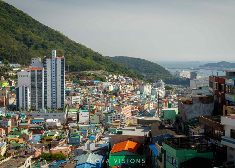 Ausblick vom Kulturdorf Gamcheon