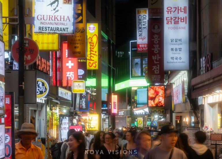 Das Einkaufsviertel Myeong-dong