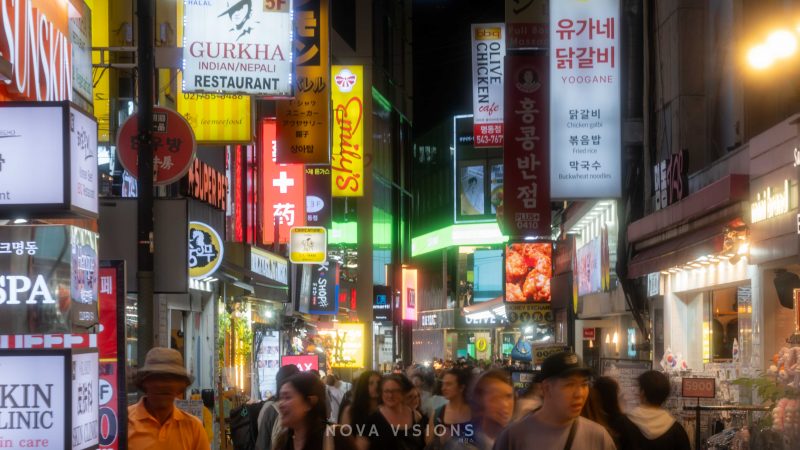 Das Einkaufsviertel Myeong-dong