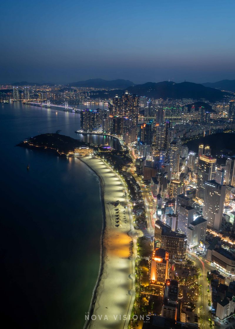 Haeundae Beach abends