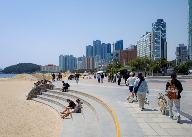 Haeundae Beach Spaziergang