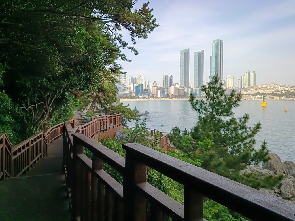 Haeundae Beach Spaziergang