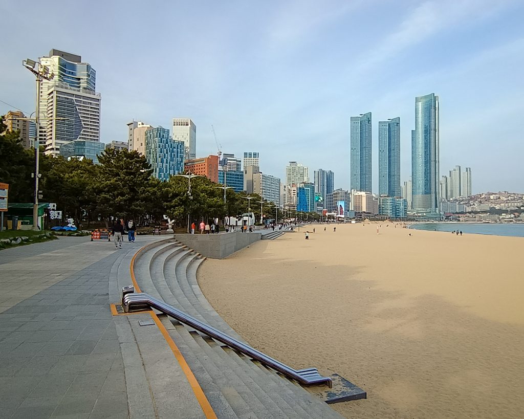 Haeundae Beach Spaziergang