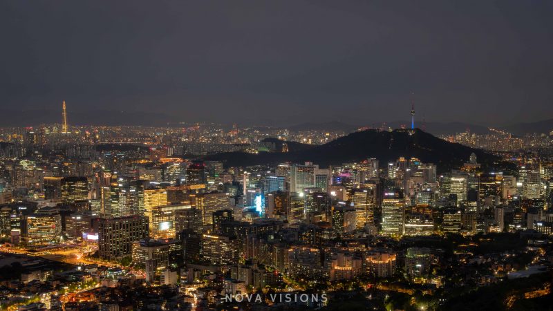 Seoul Skyline vom Inwangsan Mountain