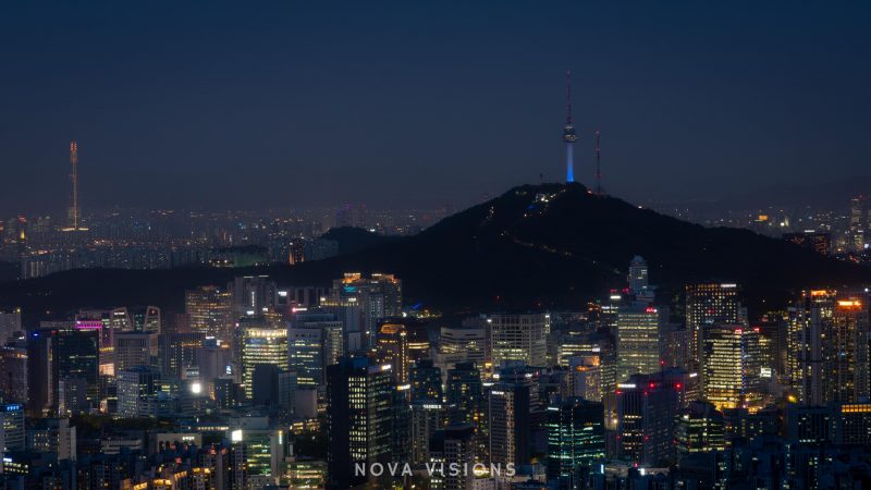 Seoul Skyline vom Namsan Mountain